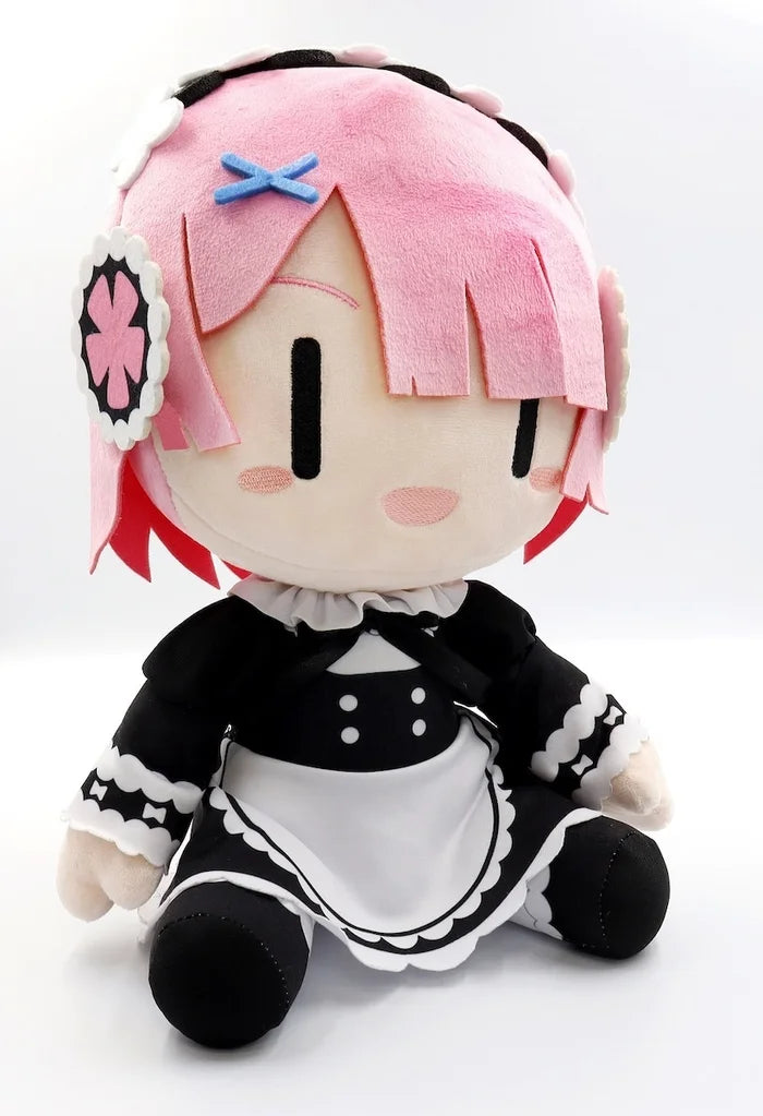re:zero plush, re zero plush, rezero plush, anime plush, taito plush, BIG plush, ram plush, memory snow version, T83708, front view