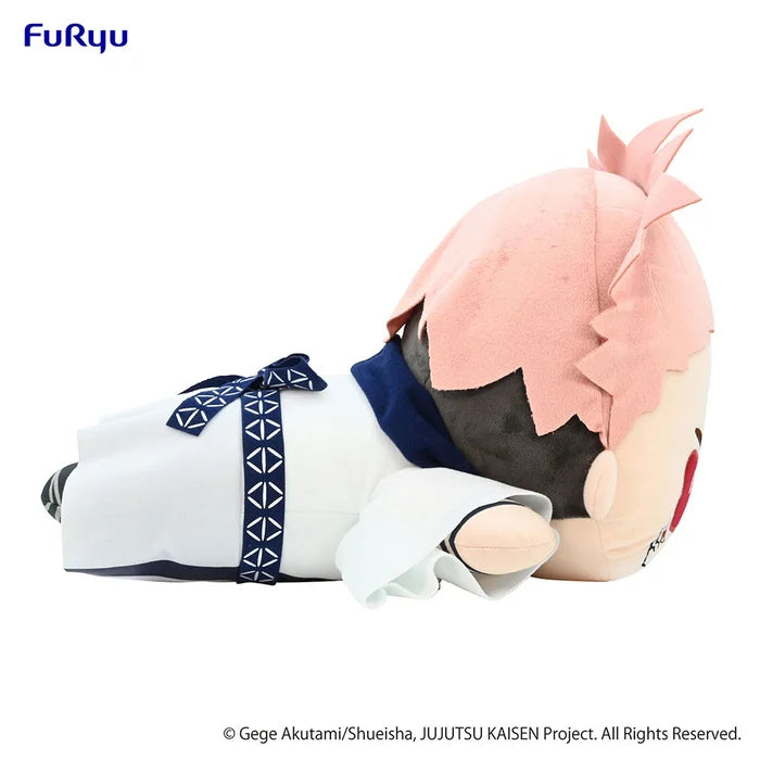 jujutsu kaisen plush, anime plush, ryomen sukuna plush, sukuna plush, furyu plush, sleep together plush, 4580736400382, side view