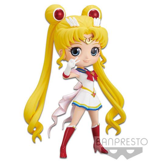 sailor moon figure, anime figure, super sailor moon, qposket figure, banpresto figure, BP16624R, front view