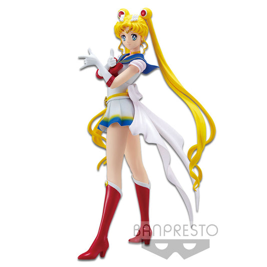 sailor moon figure, anime figure, super sailor moon, glitter and glamours figure, banpresto figure, BP16720, front view