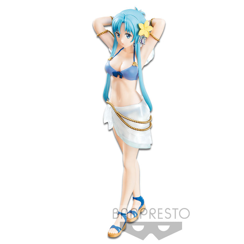 sword art online figure, anime figure, asuna, espresto figure, banpresto figure, BP17603, swimsuit, front view
