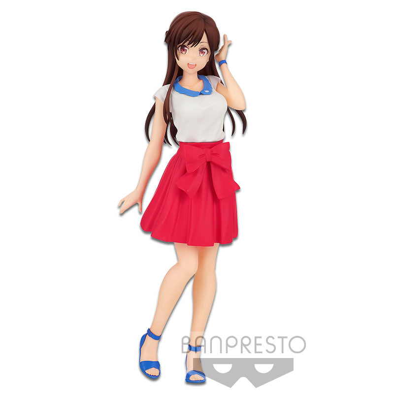 rent-a-girlfriend figure, anime figure, chizuru mizuhara, exhibition figure, banpresto figure, BP17940, front view