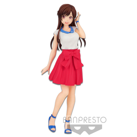 rent-a-girlfriend figure, anime figure, chizuru mizuhara, exhibition figure, banpresto figure, BP17940, front view