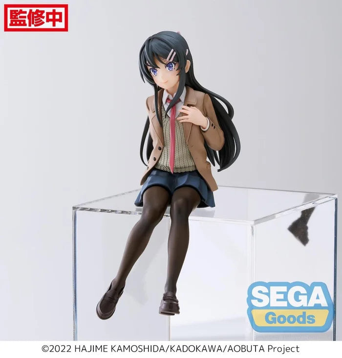 rascal does not dream of bunny girl senpai figure, anime figure, mai sakurajima, premium perching figure, pm perching figure, sega figure, SG53629, side view