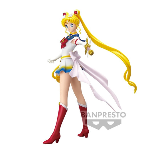 sailor moon figure, anime figure, super sailor moon, glitter and glamours figure, banpresto figure, BP18850, front view