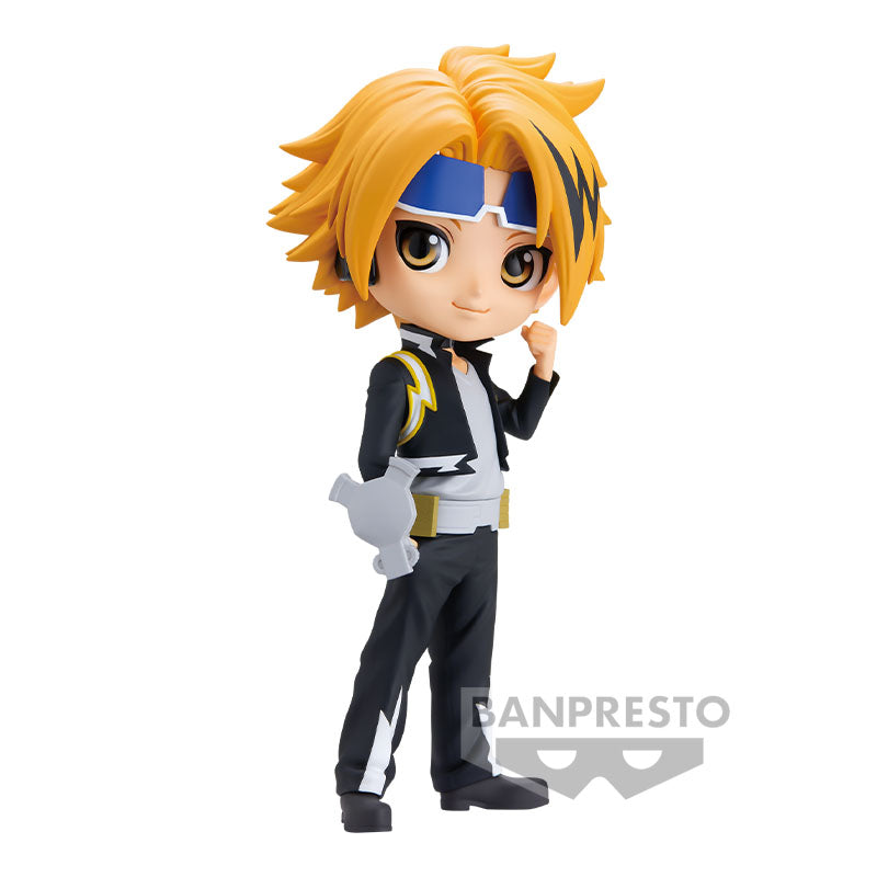 my hero academia figure, anime figure, denki kaminari, qposket figure, banpresto figure, BP18935, front view