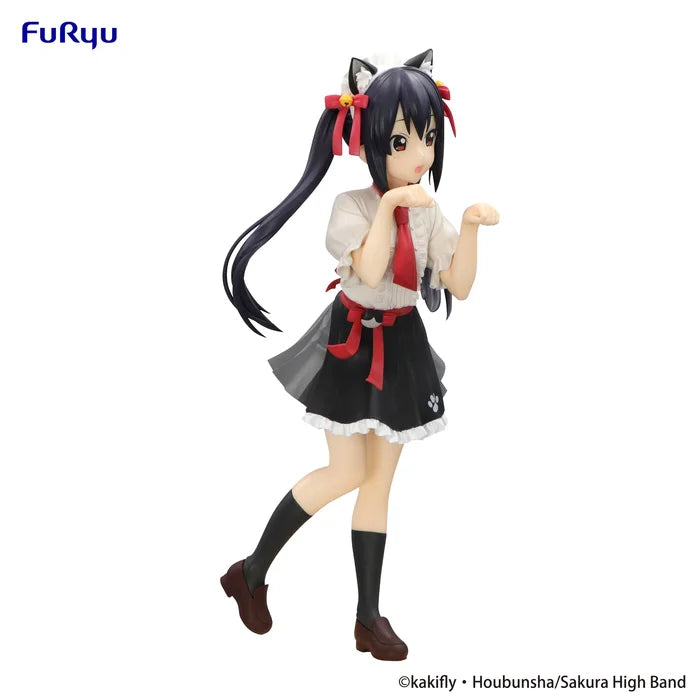 k-on figure, anime figure, azusa nakano, trio try it figure, furyu figure, FR36417, side view