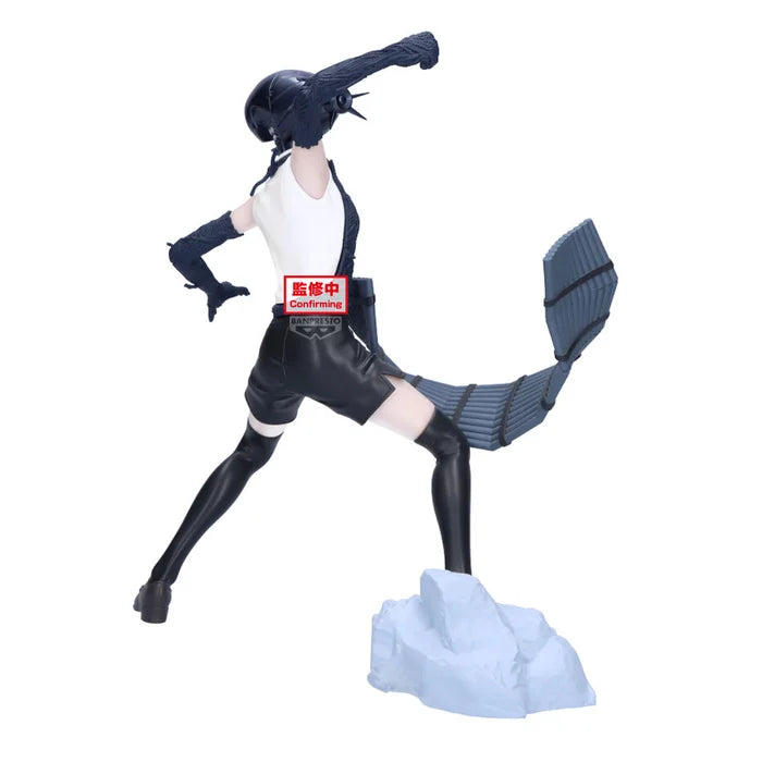 chainsaw man figure, anime figure, bomb figure, bomb girl figure, grandista figure, banpresto figure, back view