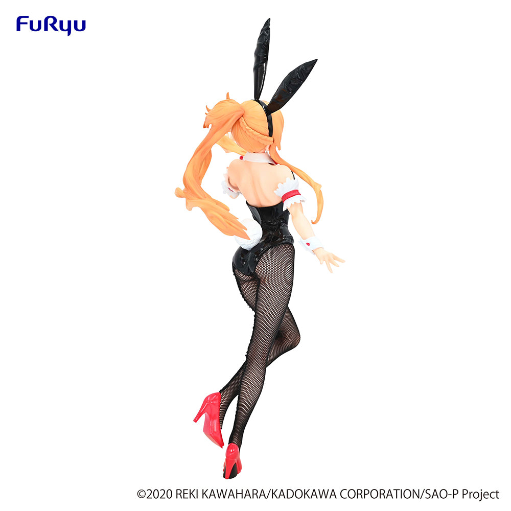 sword art online figure, anime figure, asuna, bicute bunnies figure, furyu figure, back view
