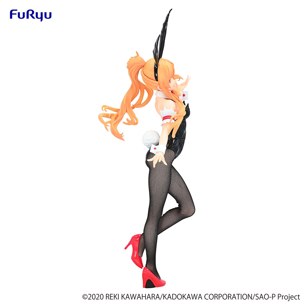 sword art online figure, anime figure, asuna, bicute bunnies figure, furyu figure, side view