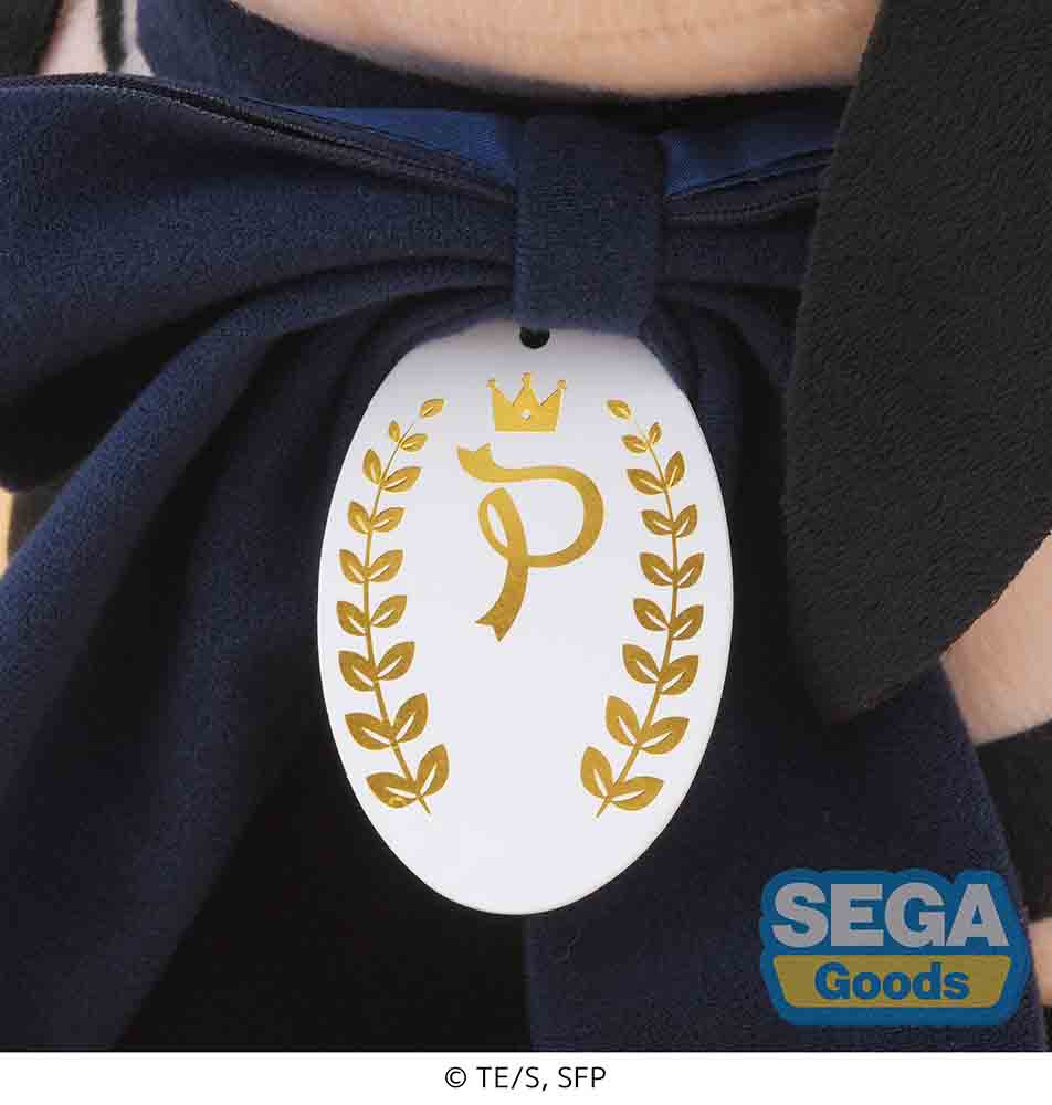 spy x family plush, anime plush, yor forger plush, preciality sp plush, sega plush, 4580779506188, front view, close up view, logo view