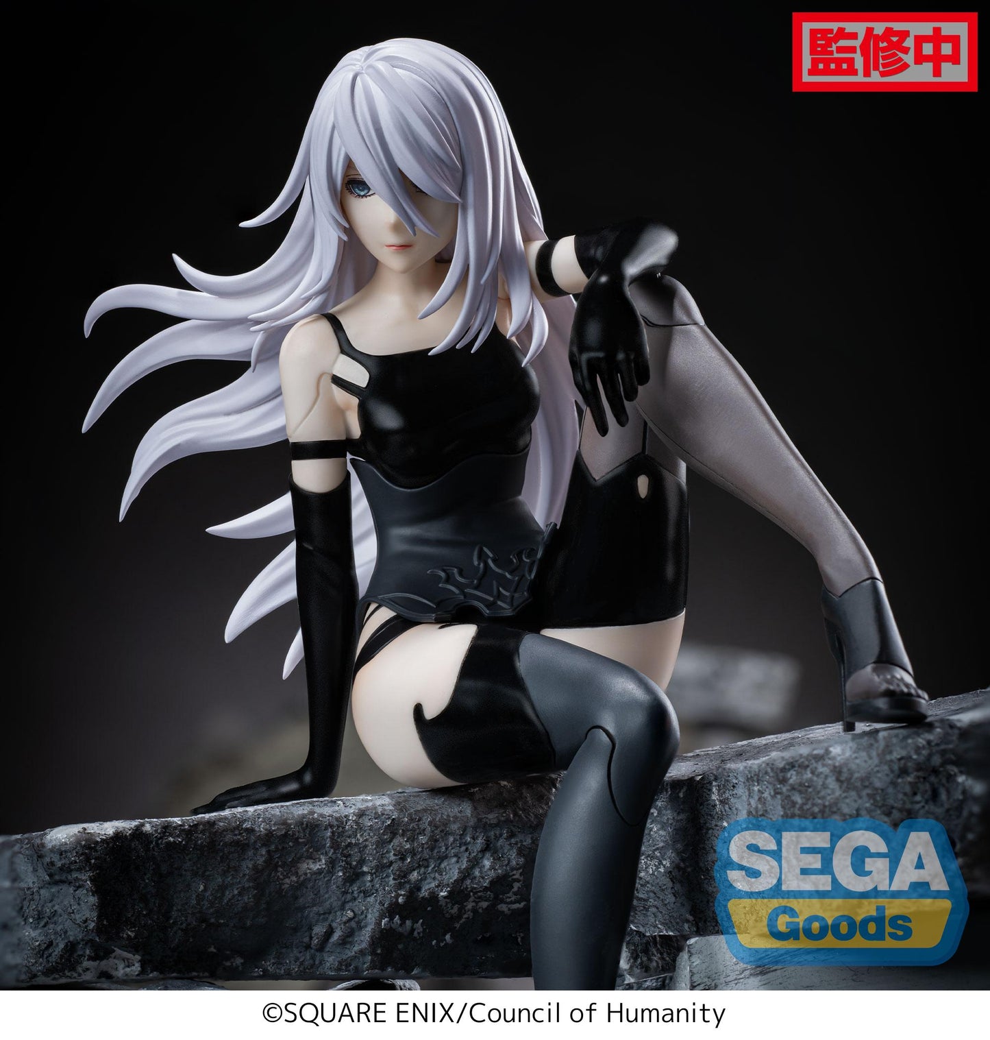 nier figure, nier automata figure, anime figure, A2, premium perching figure, pm perching figure, sega figure, SG54283, close up side view with background