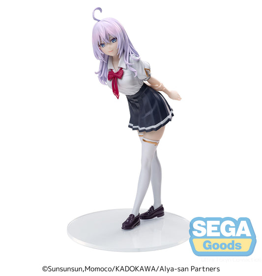 alya sometimes hides her feelings in russian figure, anime figure, alya figure, luminasta figure, summer uniform version, sega figure, SG44015, front view
