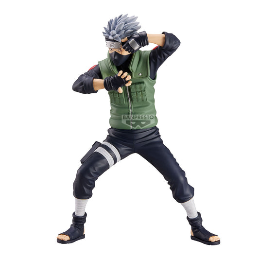 naruto figure, anime figure, hatake kakashi figure, grandista figure, banpresto figure, BP16836, front view