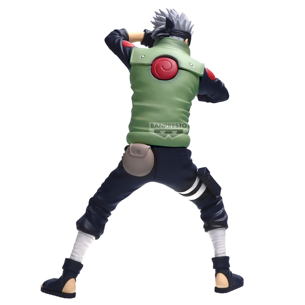 naruto figure, anime figure, hatake kakashi figure, grandista figure, banpresto figure, BP16836, back view