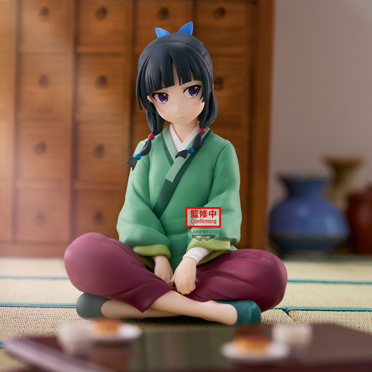 the apothecary diaries figure, anime figure, maomao figure, break time collection figure, side view with background
