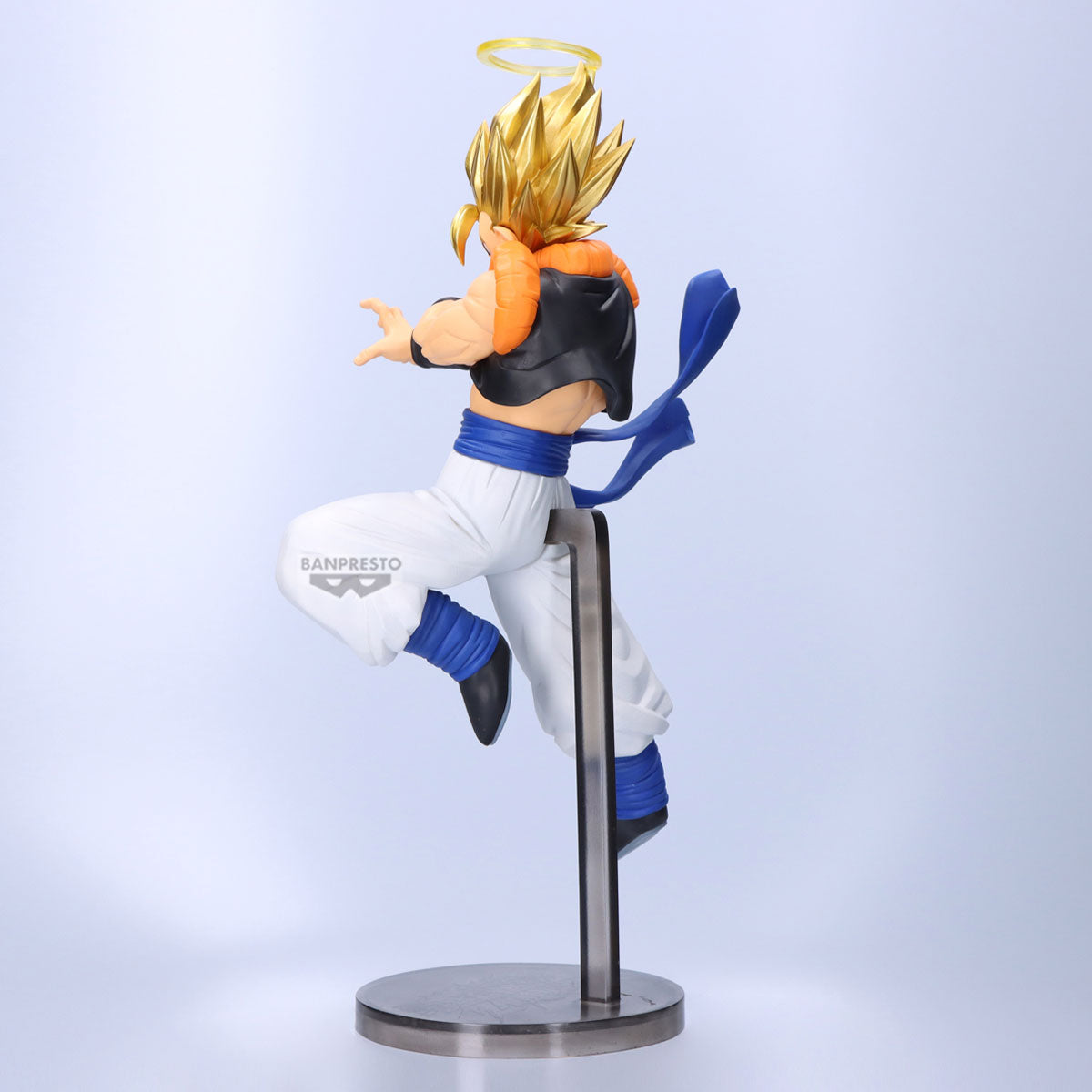 dragon ball figure, anime figure, super gogeta figure, gogeta figure, dokkan battle figure, 10th anniversary figure, banpresto figure, back view