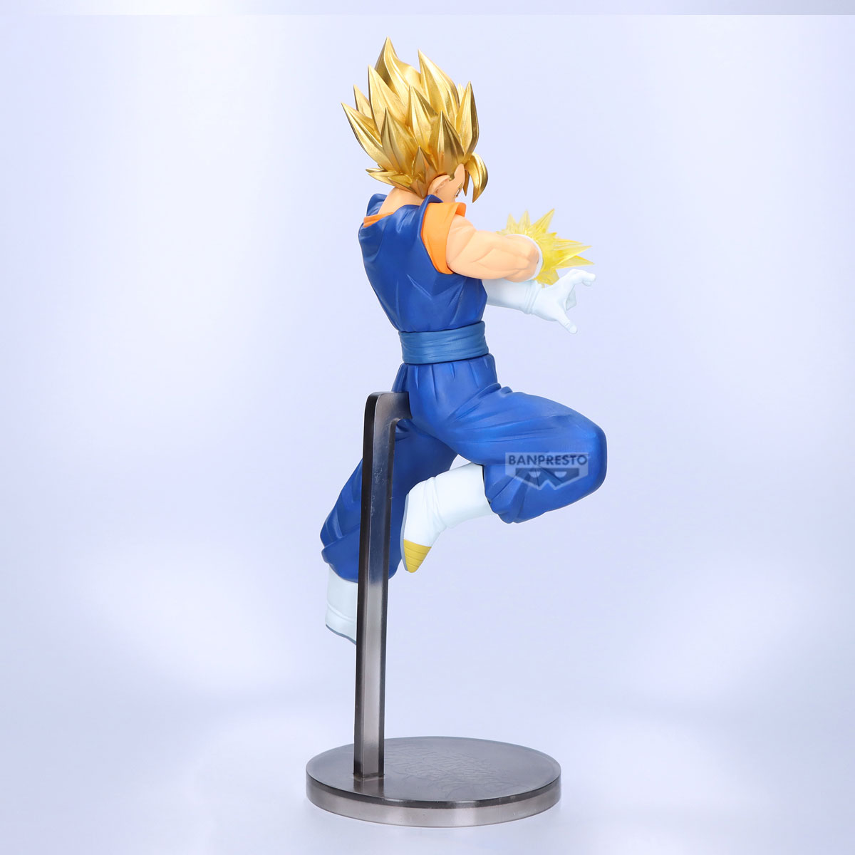 dragon ball figure, anime figure, super vegito figure, vegito figure, dokkan battle figure, 10th anniversary figure, banpresto figure, back view