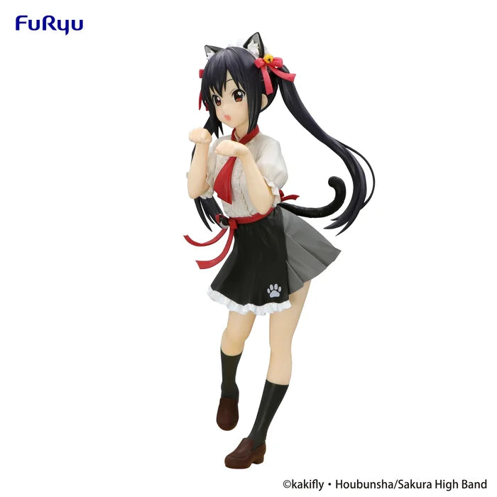 k-on figure, anime figure, azusa nakano, trio try it figure, furyu figure, FR36417, side view