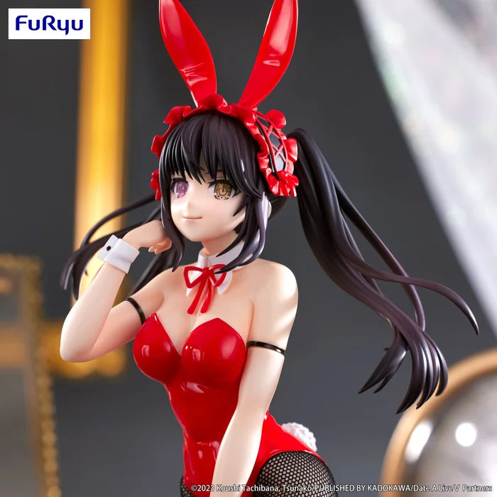 date a live figure, anime figure, kurumi tokisaki, bicute bunnies figure, furyu figure, FR36415, side view with background, close up view