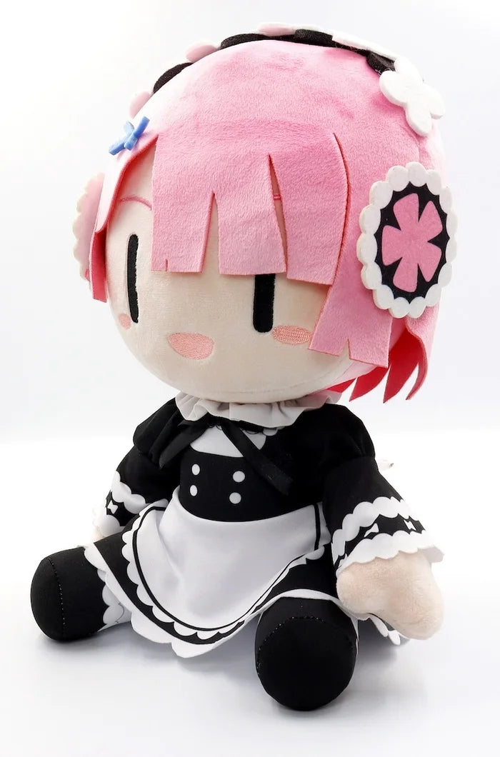 re:zero plush, re zero plush, rezero plush, anime plush, taito plush, BIG plush, ram plush, memory snow version, T83708, front view
