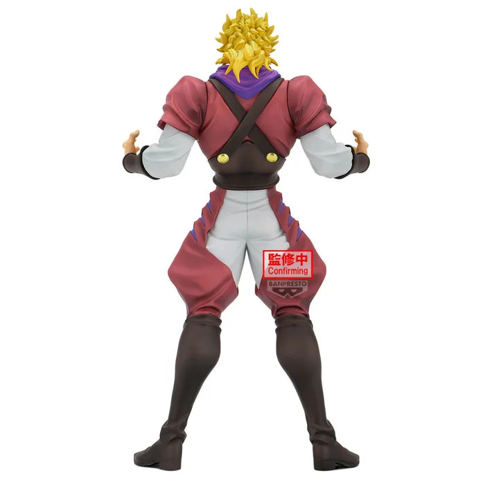 jojo's bizarre adventure figure, anime figure, dio brando figure, mometria figure, banpresto figure, back view