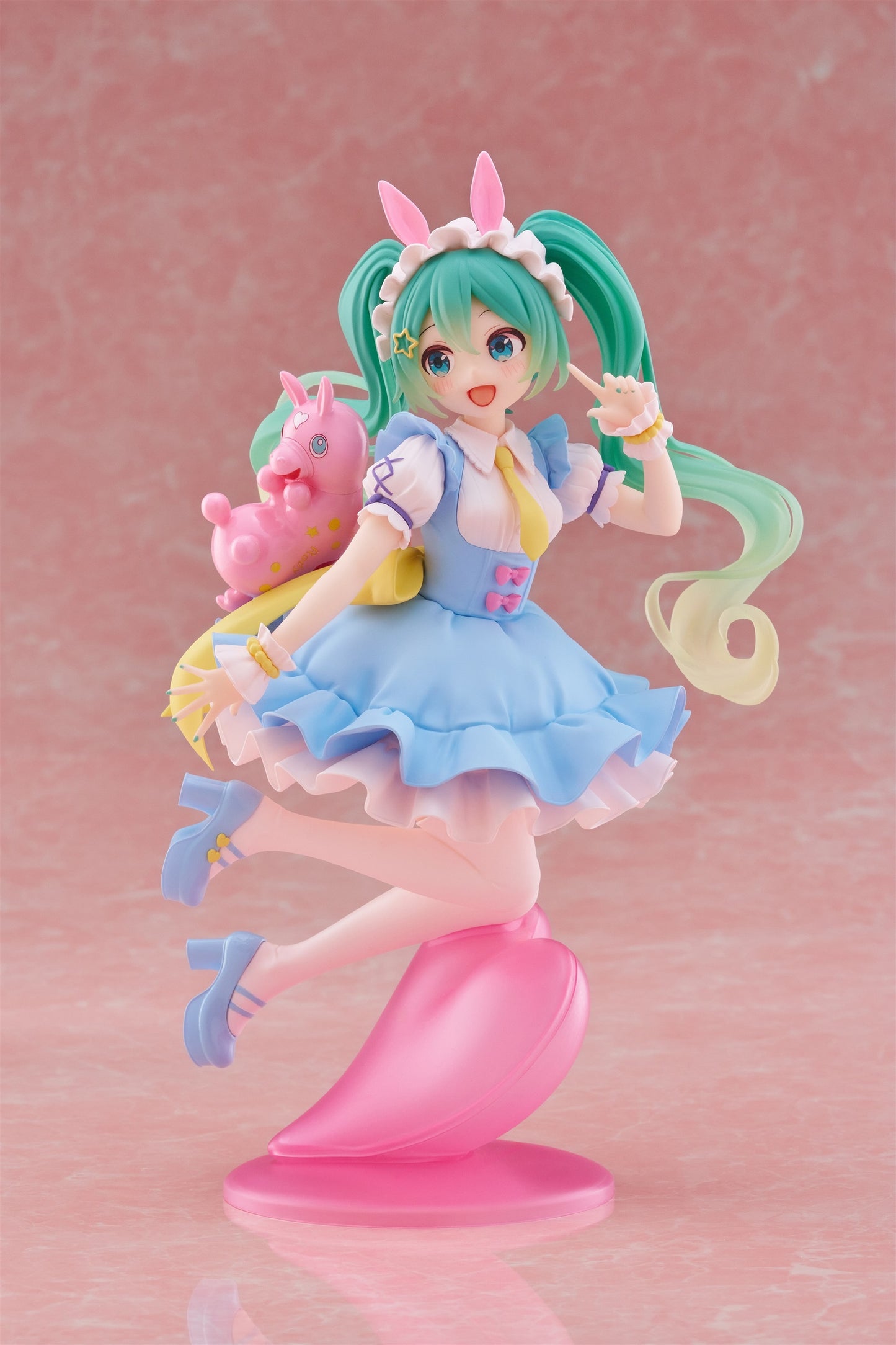 vocaloid figure, anime figure, hatsune miku figure, amp+ figure, amp plus figure, hatsune miku x rody figure, taito figure, T40380, side view