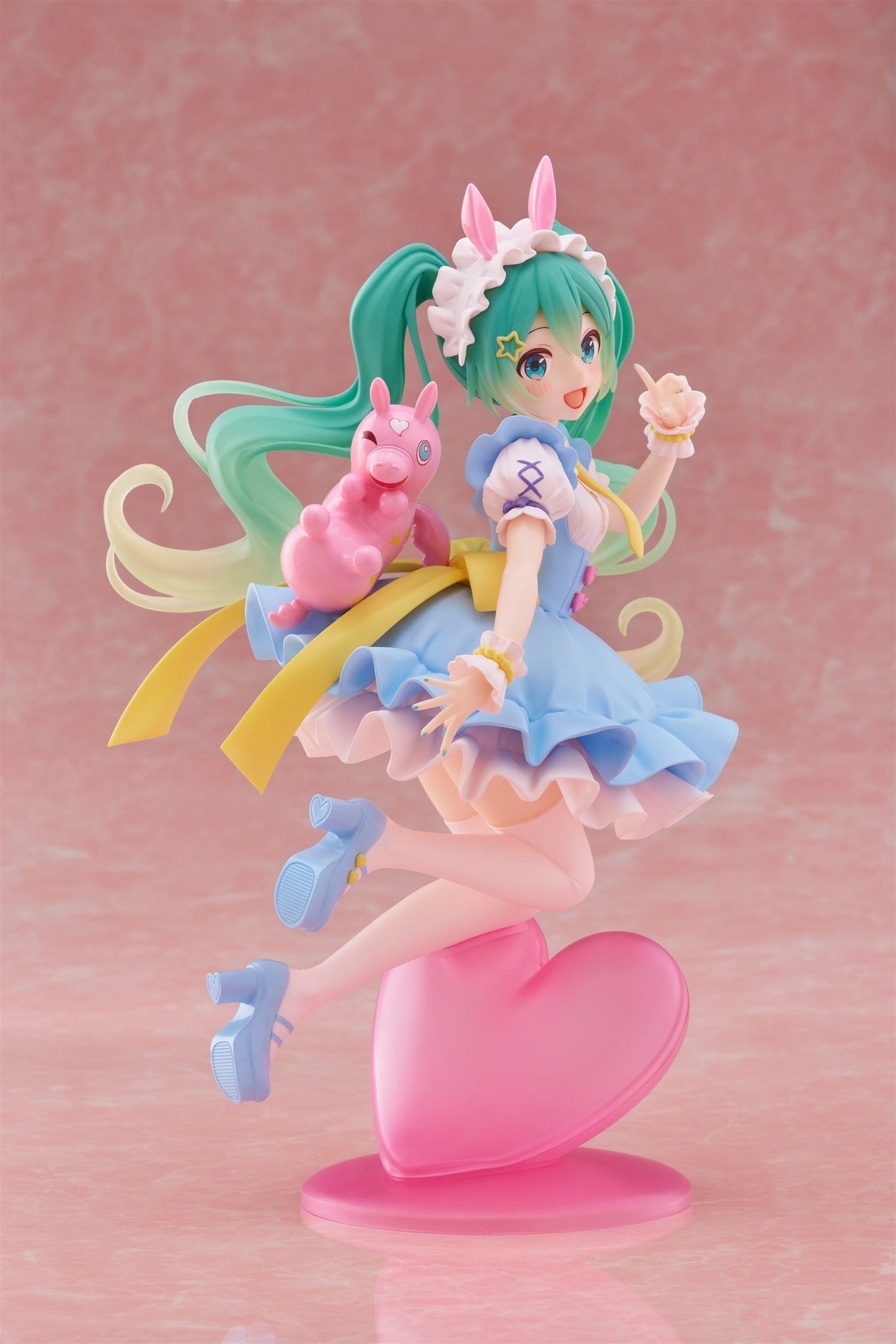 vocaloid figure, anime figure, hatsune miku figure, amp+ figure, amp plus figure, hatsune miku x rody figure, taito figure, T40380, side view