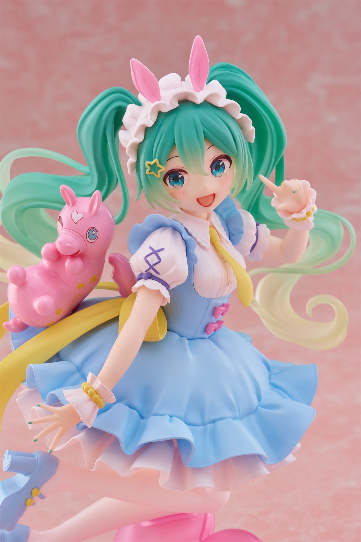 vocaloid figure, anime figure, hatsune miku figure, amp+ figure, amp plus figure, hatsune miku x rody figure, taito figure, T40380, front view, close up view