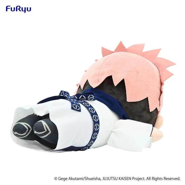 jujutsu kaisen plush, anime plush, ryomen sukuna plush, sukuna plush, furyu plush, sleep together plush, 4580736400382, side view