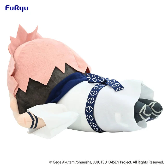 jujutsu kaisen plush, anime plush, ryomen sukuna plush, sukuna plush, furyu plush, sleep together plush, 4580736400382, side view