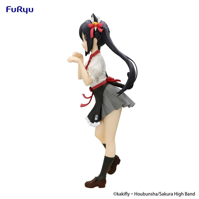 k-on figure, anime figure, azusa nakano, trio try it figure, furyu figure, FR36417, side view