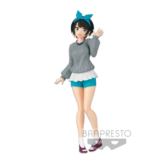 rent-a-girlfriend figure, anime figure, ruka sarashina, exhibition figure, banpresto figure, BP18074, front view