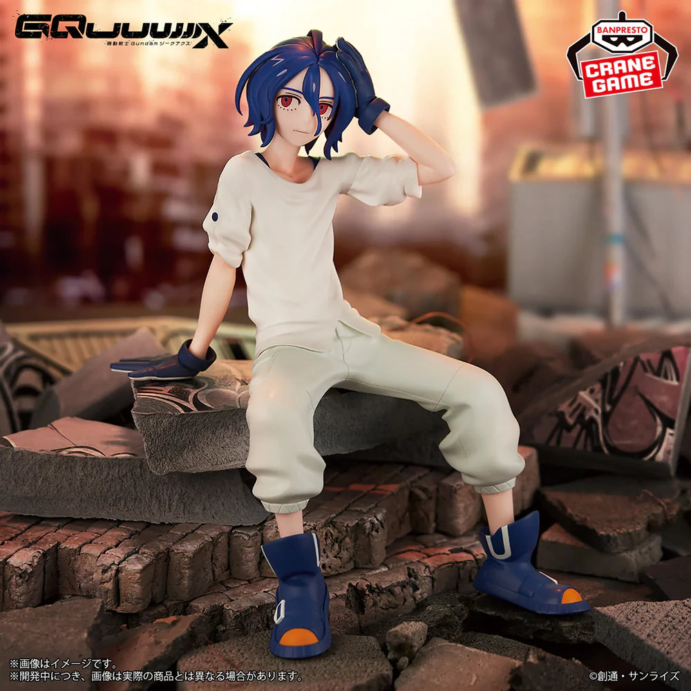 mobile suit gundam figure, anime figure, gquuuuuux figure, shuji ito figure, shuji figure, banpresto figure, gundam figure,