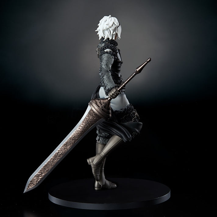 nier figure, nier replicant figure, anime figure, adult protagonist, statuette figure, square enix figure, SQ35893, back view