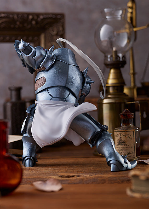 fullmetal alchemist figure, anime figure, alphonse elric, pop up parade figure, goodsmile figure, G94520, back view with background