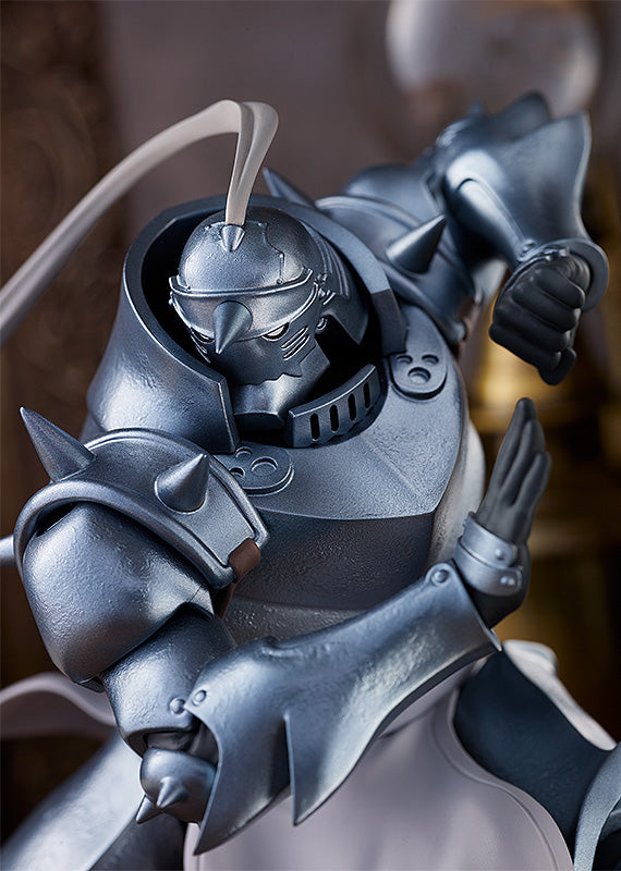 fullmetal alchemist figure, anime figure, alphonse elric, pop up parade figure, goodsmile figure, G94520, side view with background, close up view