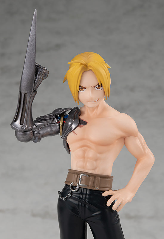 fullmetal alchemist figure, anime figure, edward elric, pop up parade figure, goodsmile figure, G94519, front view, close up view