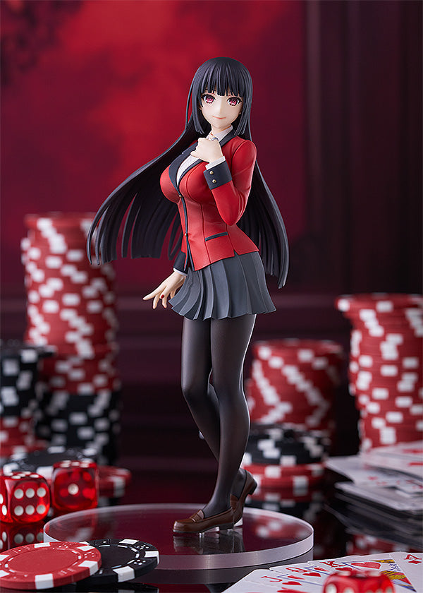 kakegurui figure, anime figure, yumeko jabami, pop up parade figure, goodsmile figure, G94916, front view with background