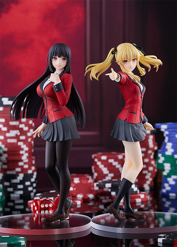 kakegurui figure, anime figure, yumeko jabami, mary satome, pop up parade figure, goodsmile figure, G94916, front view with background