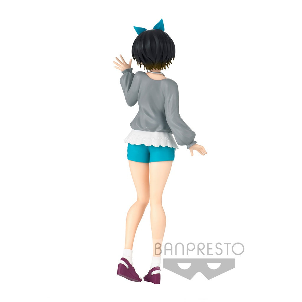 rent-a-girlfriend figure, anime figure, ruka sarashina, exhibition figure, banpresto figure, BP18074, back view