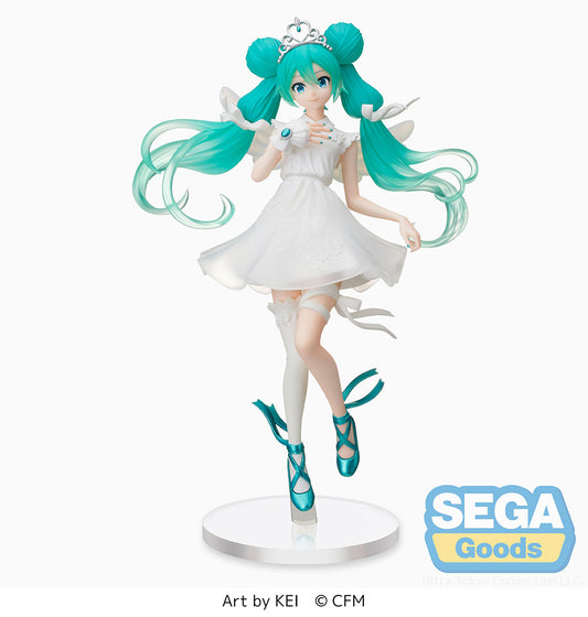 vocaloid figure, anime figure, hatsune miku figure, super premium figure, spm figure, sega figure, SG50115, front view