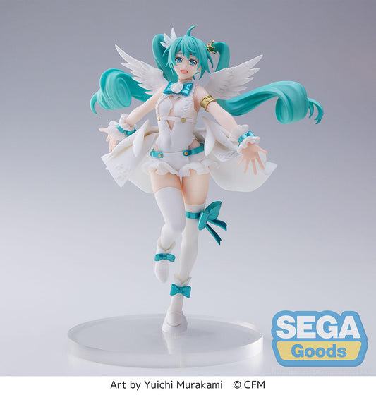 vocaloid figure, anime figure, hatsune miku figure, 15th anniversary figure, super premium figure, spm figure, sega figure, SG50120, front view