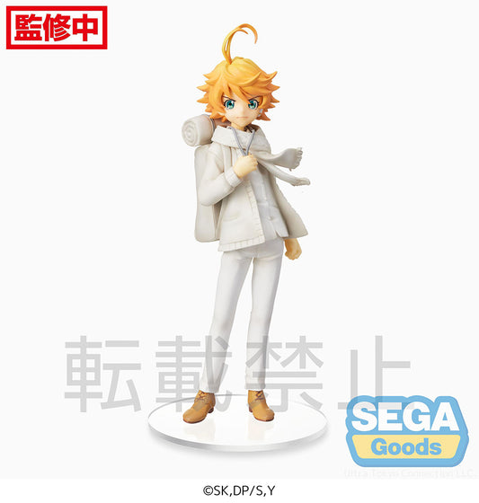 the promised neverland figure, anime figure, emma, super premium figure, spm figure, sega figure, SG95503, front view