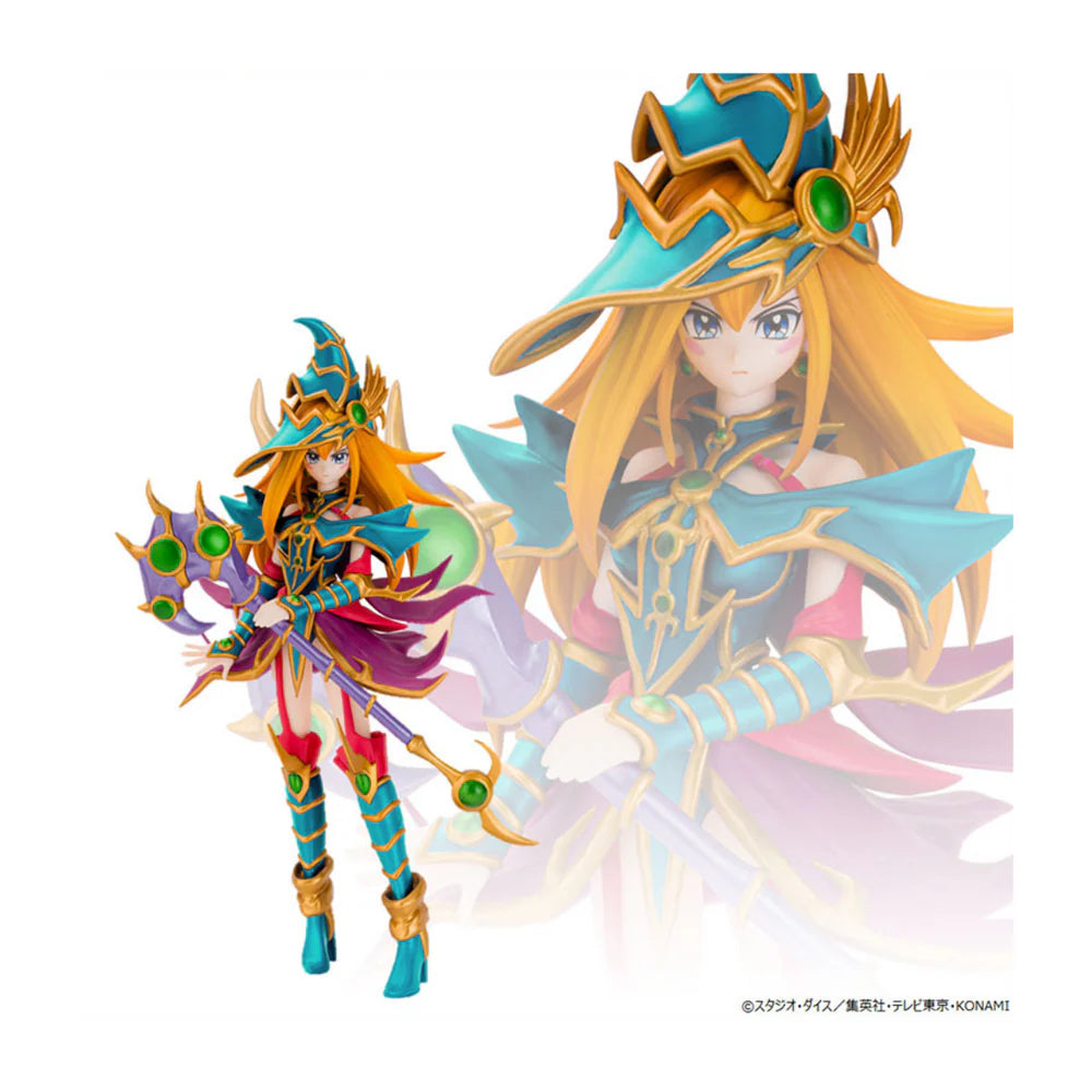 yu-gi-oh figure, yugioh figure, anime figure, magician's valkyria figure, konami figure, equal arts figure, front view, close up view