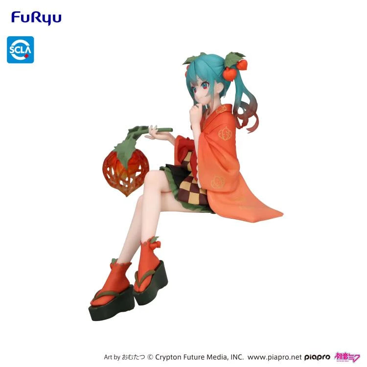 vocaloid figure, anime figure, hatsune miku figure, noodle stopper figure, flower fairy miku figure, winter cherry figure, furyu figure, FR50266