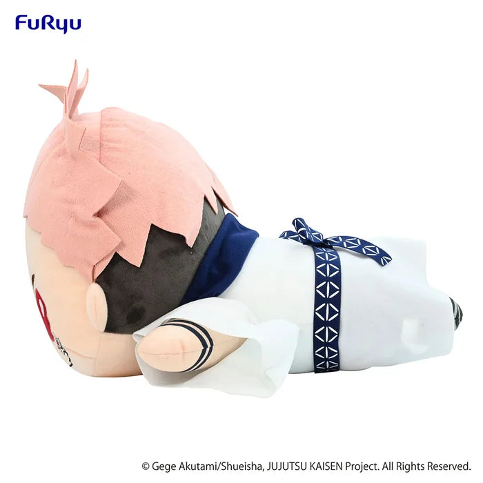 jujutsu kaisen plush, anime plush, ryomen sukuna plush, sukuna plush, furyu plush, sleep together plush, 4580736400382, side view
