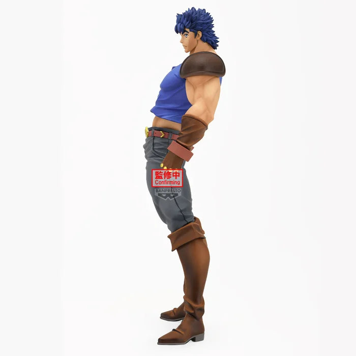 jojo's bizarre adventure figure, anime figure, jonathan joestar figure, mometria figure, banpresto figure, side view