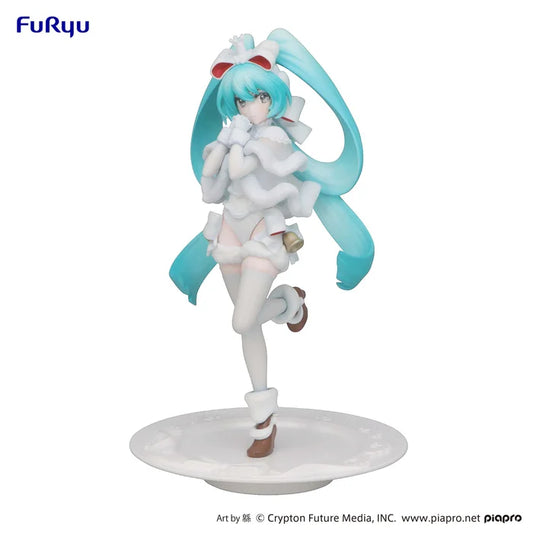 vocaloid figure, anime figure, hatsune miku figure, exceed creative figure, sweet sweets figure, furyu figure, front view