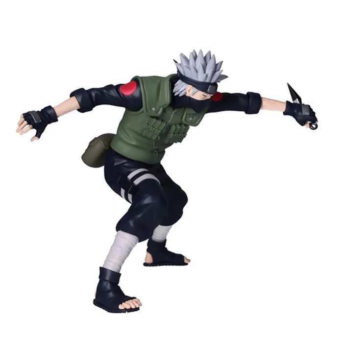 naruto shippuden figure, anime figure, kakashi hatake figure, vibration stars figure, version a figure, banpresto figure, side view